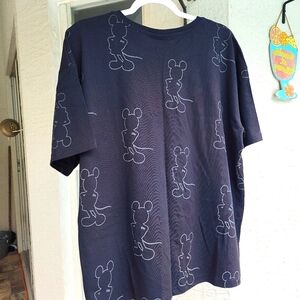 Boohoo man oversized Disney Mickey AOP.  NWT